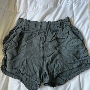 Altar'd State High Waist Slate Gray Shorts